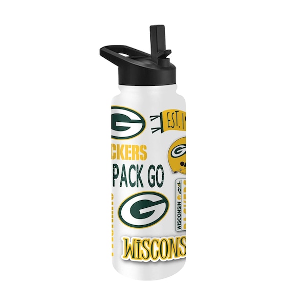 Logo Brands Green Bay Packers 34oz Native Quencher Bottle 612-S34QB-63 - main